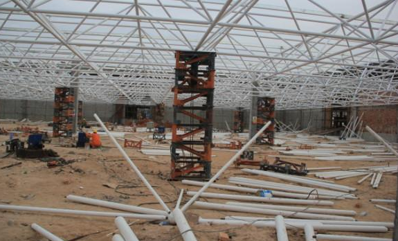 余姚盘点钢结构网架装配的步履和相关关注变乱